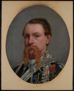 Major Frederick Robertson Aikman, VC, 4e Infanterie indigène du Bengale, vers 1860 - Capt. I.A. Goldingham
